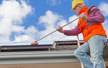 Harnage soft wash roof cleaning